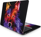 Sticker Master Wolf Evrensel Sticker Dizüstü Bilgisayar Vinil Sticker Decal 12" 13" 13.3" 14" 15" 15.4" 15.6 inç Dizüstü Bilgisayar Çıkartma Koruyucu Macbook Asus Acer Hp Lenovo Huawei Dell İçin