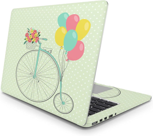 Sticker Master Unicycle And Balloons Evrensel Sticker Dizüstü Bilgisayar Vinil Sticker Decal 12" 13" 13.3" 14" 15" 15.4" 15.6 inç Dizüstü Bilgisayar Çıkartma Koruyucu Macbook Asus Acer Hp Lenovo Huawei Dell İçin