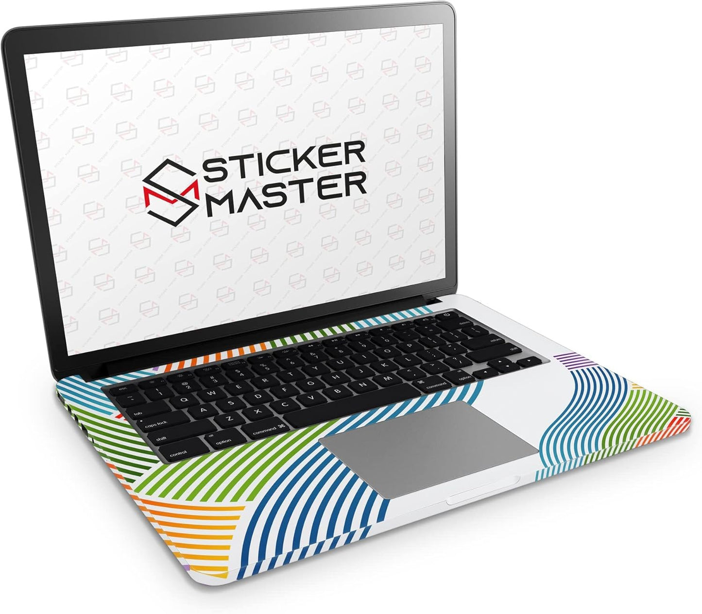 Sticker Master Colors and Lines Evrensel Sticker Dizüstü Bilgisayar Vinil Sticker Decal 12" 13" 13.3" 14" 15" 15.4" 15.6 inç Dizüstü Bilgisayar Çıkartma Koruyucu Macbook Asus Acer Hp Lenovo Huawei Dell İçin