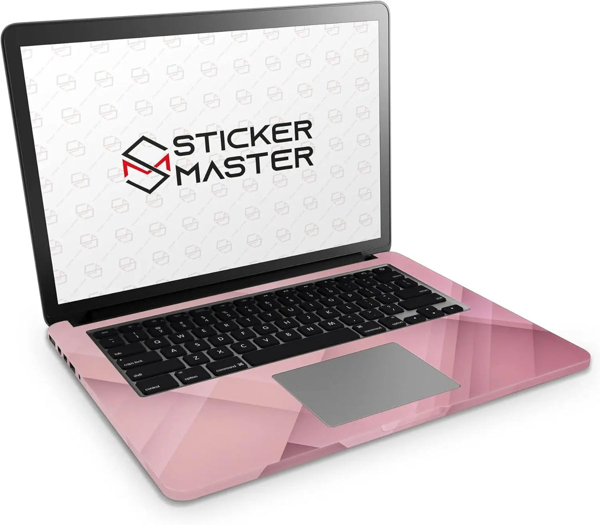 Pink Tech Sticker Pink Laptop Sticker Geometric Design Set - Sticker Master