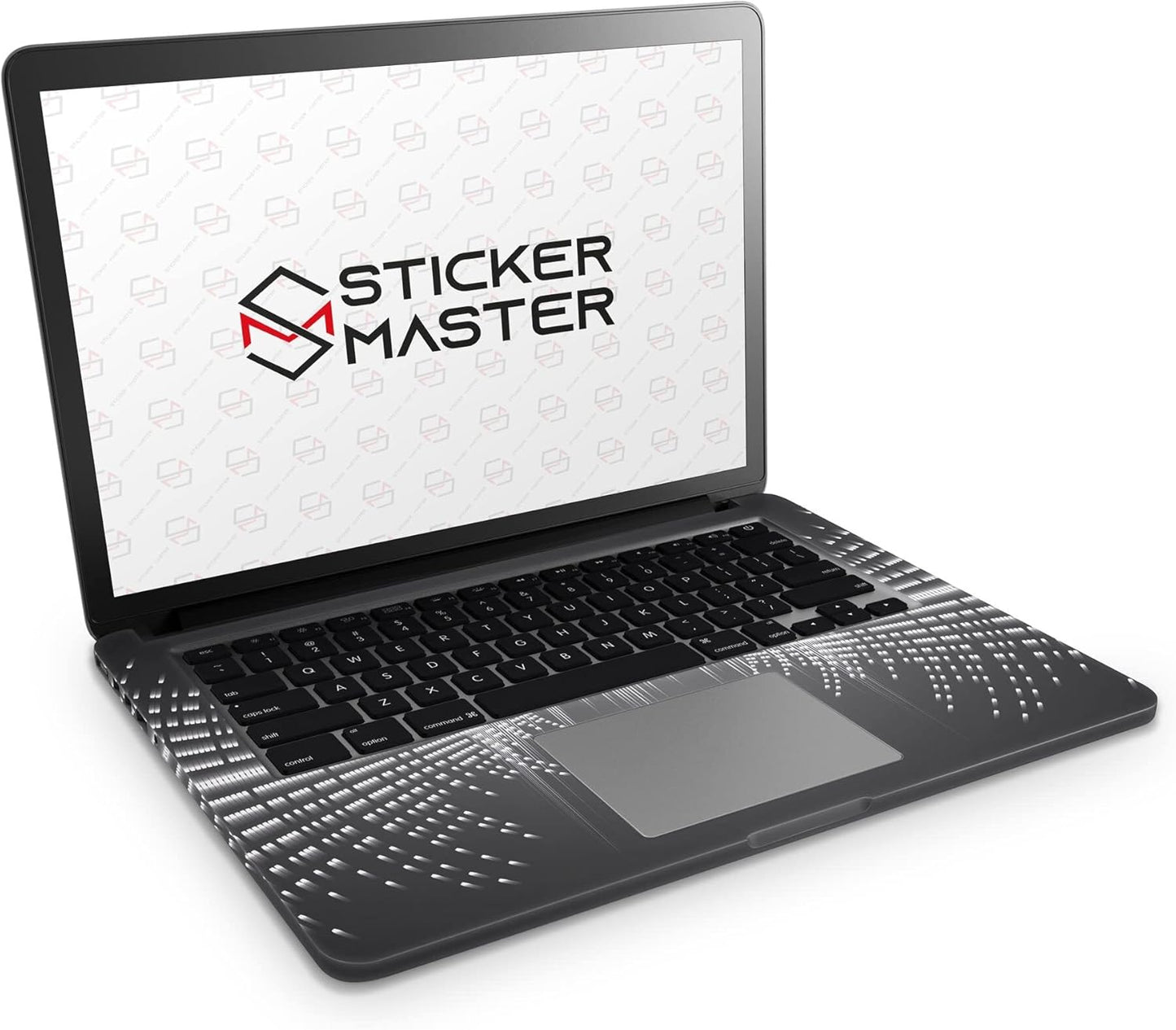 Sticker Master Sound Waves Evrensel Sticker Dizüstü Bilgisayar Vinil Sticker Decal 12" 13" 13.3" 14" 15" 15.4" 15.6 inç Dizüstü Bilgisayar Çıkartma Koruyucu Macbook Asus Acer Hp Lenovo Huawei Dell İçin