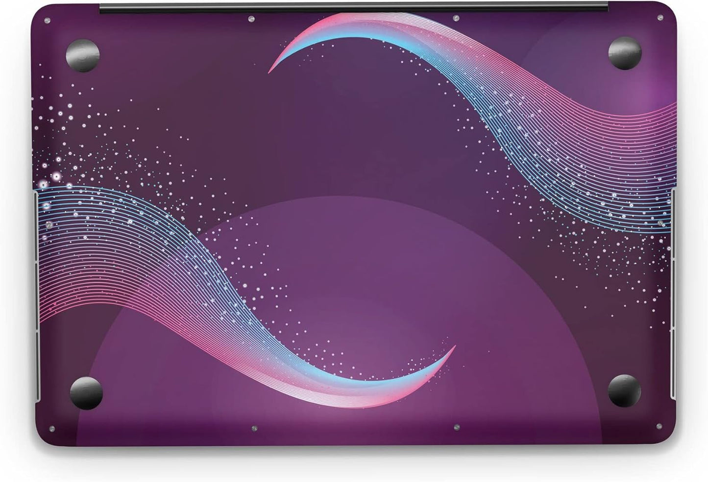 Sticker Master Violet Evrensel Sticker Dizüstü Bilgisayar Vinil Sticker Decal 12" 13" 13.3" 14" 15" 15.4" 15.6 inç Dizüstü Bilgisayar Çıkartma Koruyucu Macbook Asus Acer Hp Lenovo Huawei Dell İçin