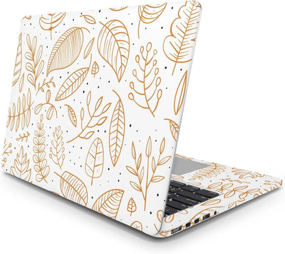 Sticker Master Autumn Background With Leaves Evrensel Sticker Dizüstü Bilgisayar Vinil Sticker Decal 12" 13" 13.3" 14" 15" 15.4" 15.6 inç Dizüstü Bilgisayar Çıkartma Koruyucu Macbook Asus Acer Hp Lenovo Huawei Dell İçin Sticker Master