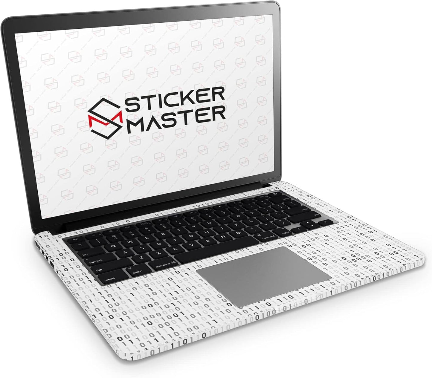 Sticker Master Binary Matrix Code Protective Evrensel Sticker Dizüstü Bilgisayar Vinil Sticker Decal 12" 13" 13.3" 14" 15" 15.4" 15.6 inç Dizüstü Bilgisayar Çıkartma Koruyucu Macbook Asus Acer Hp Lenovo Huawei Dell İçin