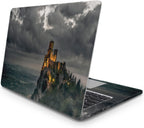 Sticker Master Castle Evrensel Sticker Dizüstü Bilgisayar Vinil Sticker Decal 12" 13" 13.3" 14" 15" 15.4" 15.6 inç Dizüstü Bilgisayar Çıkartma Koruyucu Macbook Asus Acer Hp Lenovo Huawei Dell İçin