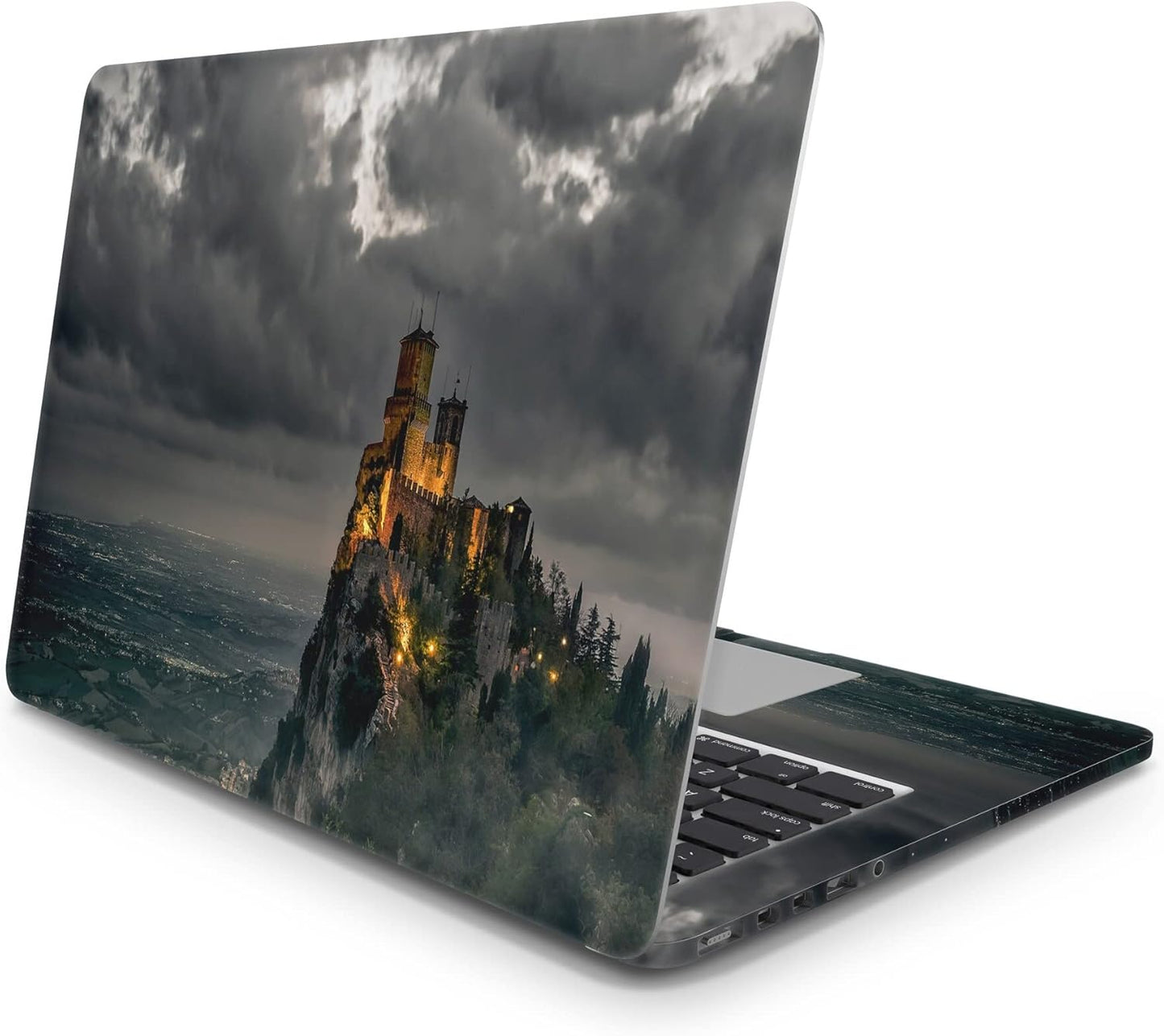 Sticker Master Castle Evrensel Sticker Dizüstü Bilgisayar Vinil Sticker Decal 12" 13" 13.3" 14" 15" 15.4" 15.6 inç Dizüstü Bilgisayar Çıkartma Koruyucu Macbook Asus Acer Hp Lenovo Huawei Dell İçin