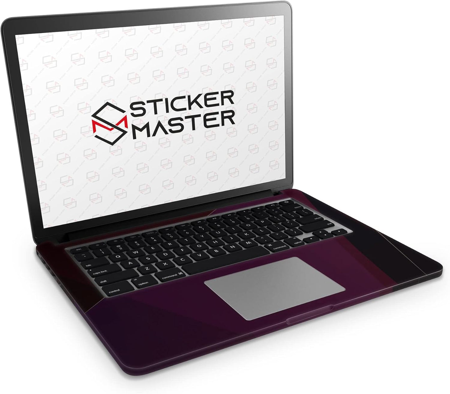 Sticker Master Futuristic Red Evrensel Sticker Dizüstü Bilgisayar Vinil Sticker Decal 12" 13" 13.3" 14" 15" 15.4" 15.6 inç Dizüstü Bilgisayar Çıkartma Koruyucu Macbook Asus Acer Hp Lenovo Huawei Dell İçin - Sticker Master