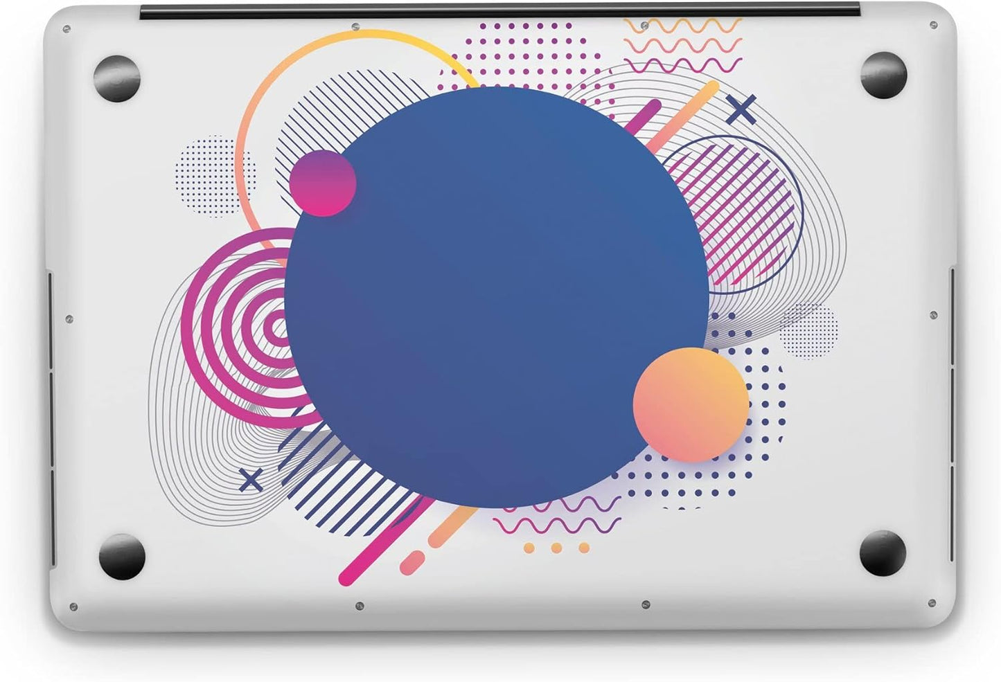 Sticker Master Flat Abstract Evrensel Sticker Dizüstü Bilgisayar Vinil Sticker Decal 12" 13" 13.3" 14" 15" 15.4" 15.6 inç Dizüstü Bilgisayar Çıkartma Koruyucu Macbook Asus Acer Hp Lenovo Huawei Dell İçin - Sticker Master
