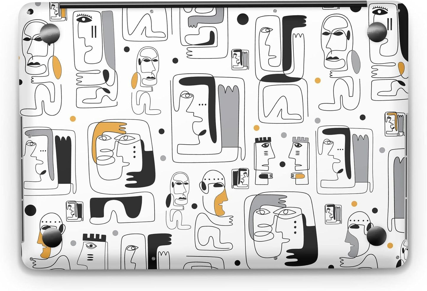 Sticker Master Tribal Seamless Pattern Evrensel Sticker Dizüstü Bilgisayar Vinil Sticker Decal 12" 13" 13.3" 14" 15" 15.4" 15.6 inç Dizüstü Bilgisayar Çıkartma Koruyucu Macbook Asus Acer Hp Lenovo Huawei Dell İçin