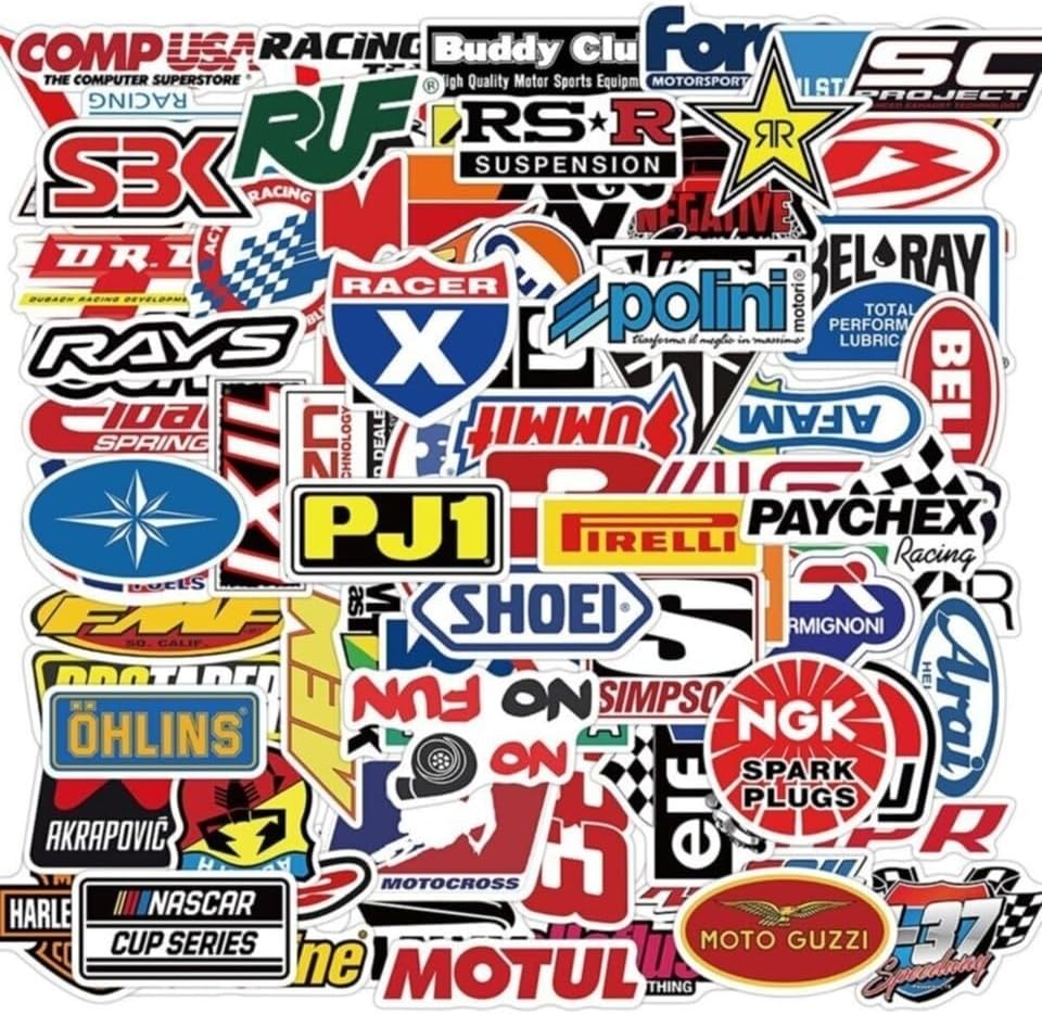 100Pcs Graffiti JDM Racing Car Modification Stickers Motorcycle Bicycle Motor Laptop Sticker