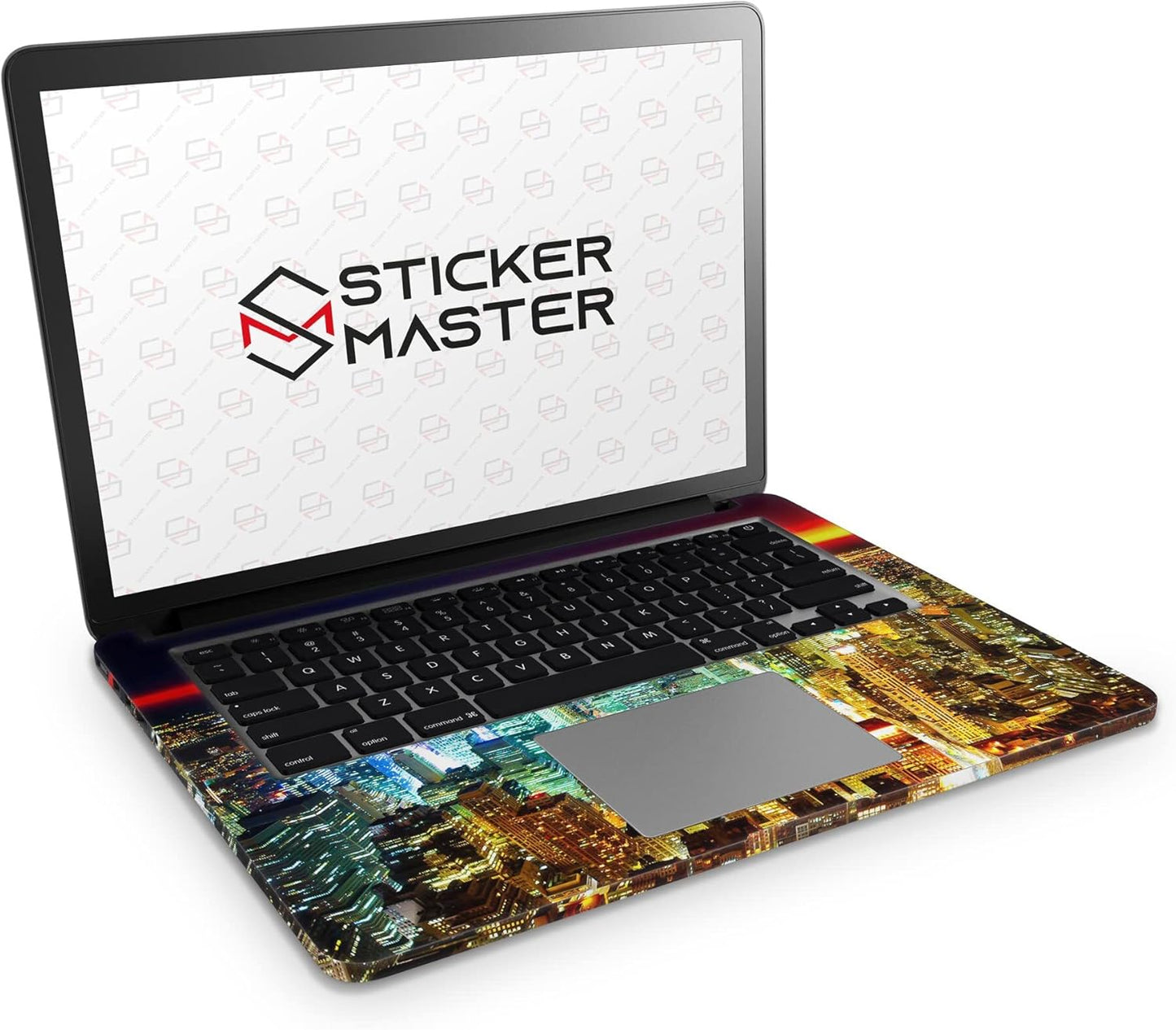 Sticker Master  City Sunset Evrensel Sticker Dizüstü Bilgisayar Vinil Sticker Decal 12" 13" 13.3" 14" 15" 15.4" 15.6 inç Dizüstü Bilgisayar Çıkartma Koruyucu Macbook Asus Acer Hp Lenovo Huawei Dell İçin