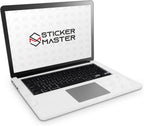 Sticker Master Geometric White Evrensel Sticker Dizüstü Bilgisayar Vinil Sticker Decal 12" 13" 13.3" 14" 15" 15.4" 15.6 inç Dizüstü Bilgisayar Çıkartma Koruyucu Macbook Asus Acer Hp Lenovo Huawei Dell İçin