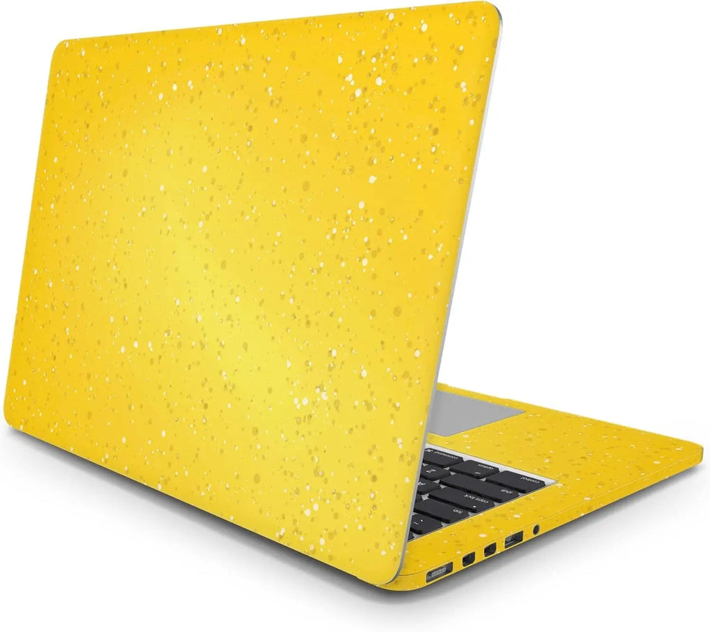 Sticker Master Yellow Stripes Evrensel Sticker Dizüstü Bilgisayar Vinil Sticker Decal 12" 13" 13.3" 14" 15" 15.4" 15.6 inç Dizüstü Bilgisayar Çıkartma Koruyucu Macbook Asus Acer Hp Lenovo Huawei Dell İçin - Sticker Master