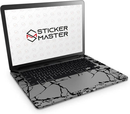 Sticker Master White Rock Pattern Evrensel Sticker Dizüstü Bilgisayar Vinil Sticker Decal 12" 13" 13.3" 14" 15" 15.4" 15.6 inç Dizüstü Bilgisayar Çıkartma Koruyucu Macbook Asus Acer Hp Lenovo Huawei Dell İçin Sticker Master