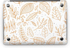 Sticker Master Autumn Background With Leaves Evrensel Sticker Dizüstü Bilgisayar Vinil Sticker Decal 12" 13" 13.3" 14" 15" 15.4" 15.6 inç Dizüstü Bilgisayar Çıkartma Koruyucu Macbook Asus Acer Hp Lenovo Huawei Dell İçin