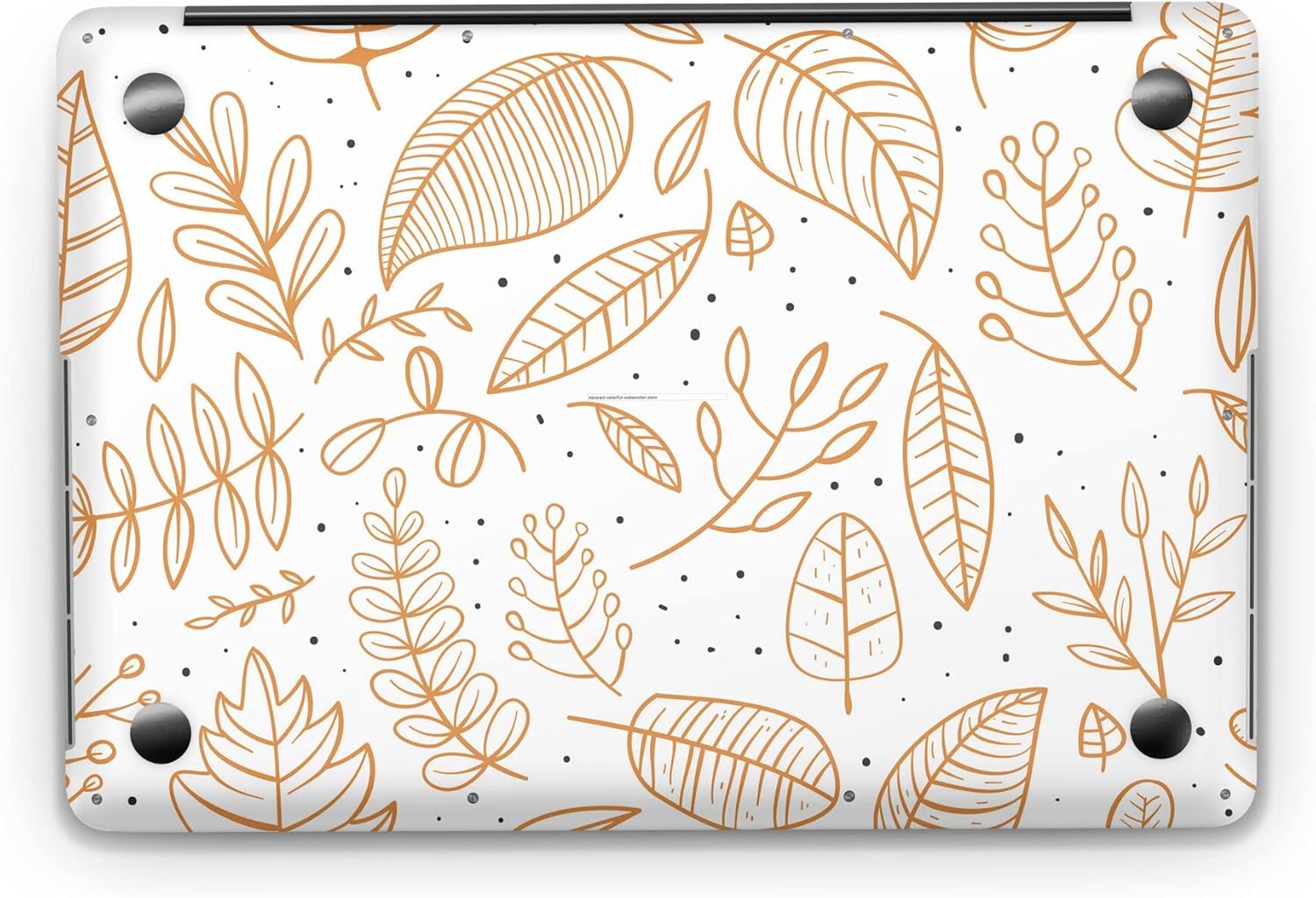 Sticker Master Autumn Background With Leaves Evrensel Sticker Dizüstü Bilgisayar Vinil Sticker Decal 12" 13" 13.3" 14" 15" 15.4" 15.6 inç Dizüstü Bilgisayar Çıkartma Koruyucu Macbook Asus Acer Hp Lenovo Huawei Dell İçin