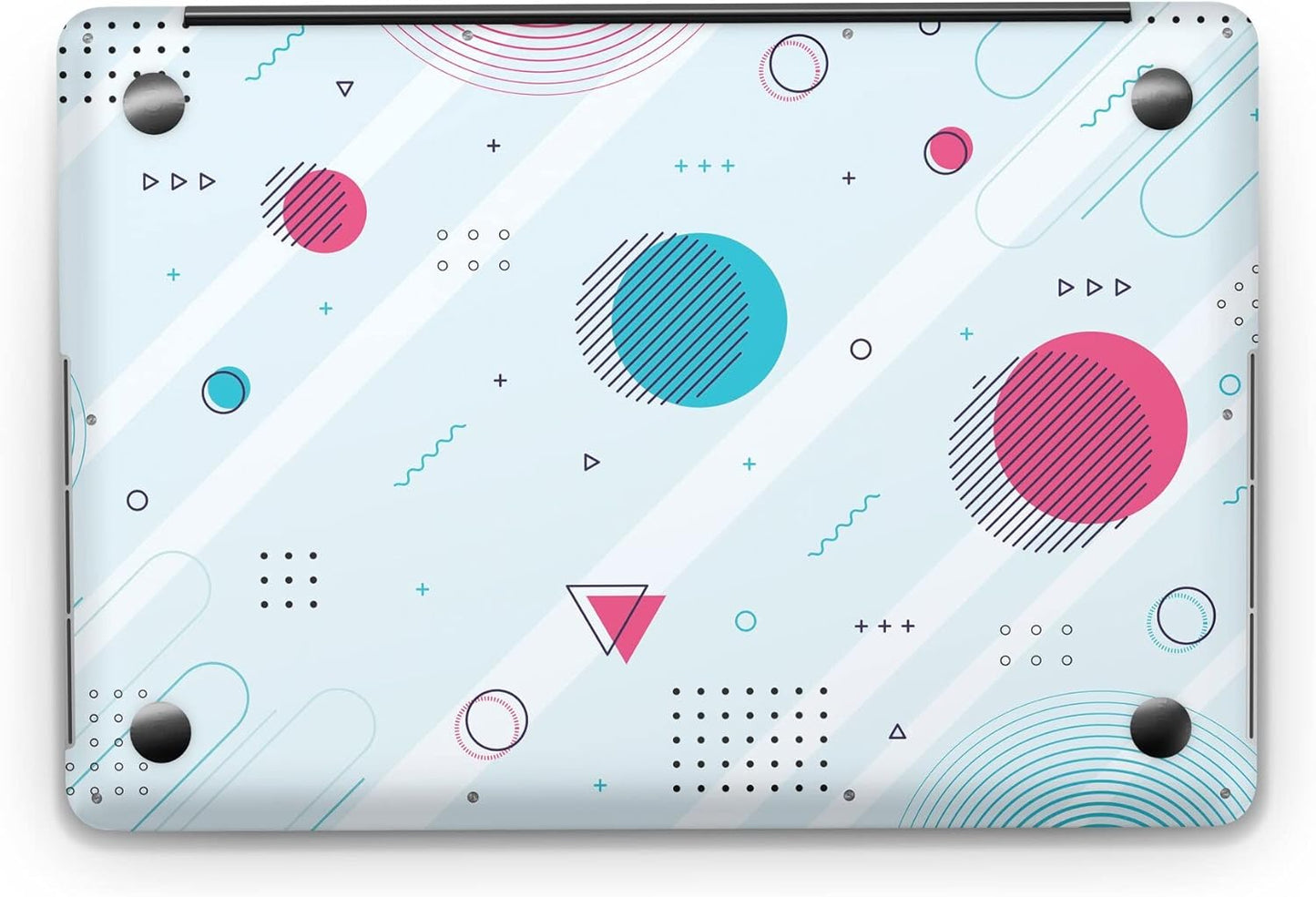 Sticker Master Geometric Shapes Evrensel Sticker Dizüstü Bilgisayar Vinil Sticker Decal 12" 13" 13.3" 14" 15" 15.4" 15.6 inç Dizüstü Bilgisayar Çıkartma Koruyucu Macbook Asus Acer Hp Lenovo Huawei Dell İçin - Sticker Master