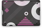 Sticker Master Purple Shape Evrensel Sticker Dizüstü Bilgisayar Vinil Sticker Decal 12" 13" 13.3" 14" 15" 15.4" 15.6 inç Dizüstü Bilgisayar Çıkartma Koruyucu Macbook Asus Acer Hp Lenovo Huawei Dell İçin