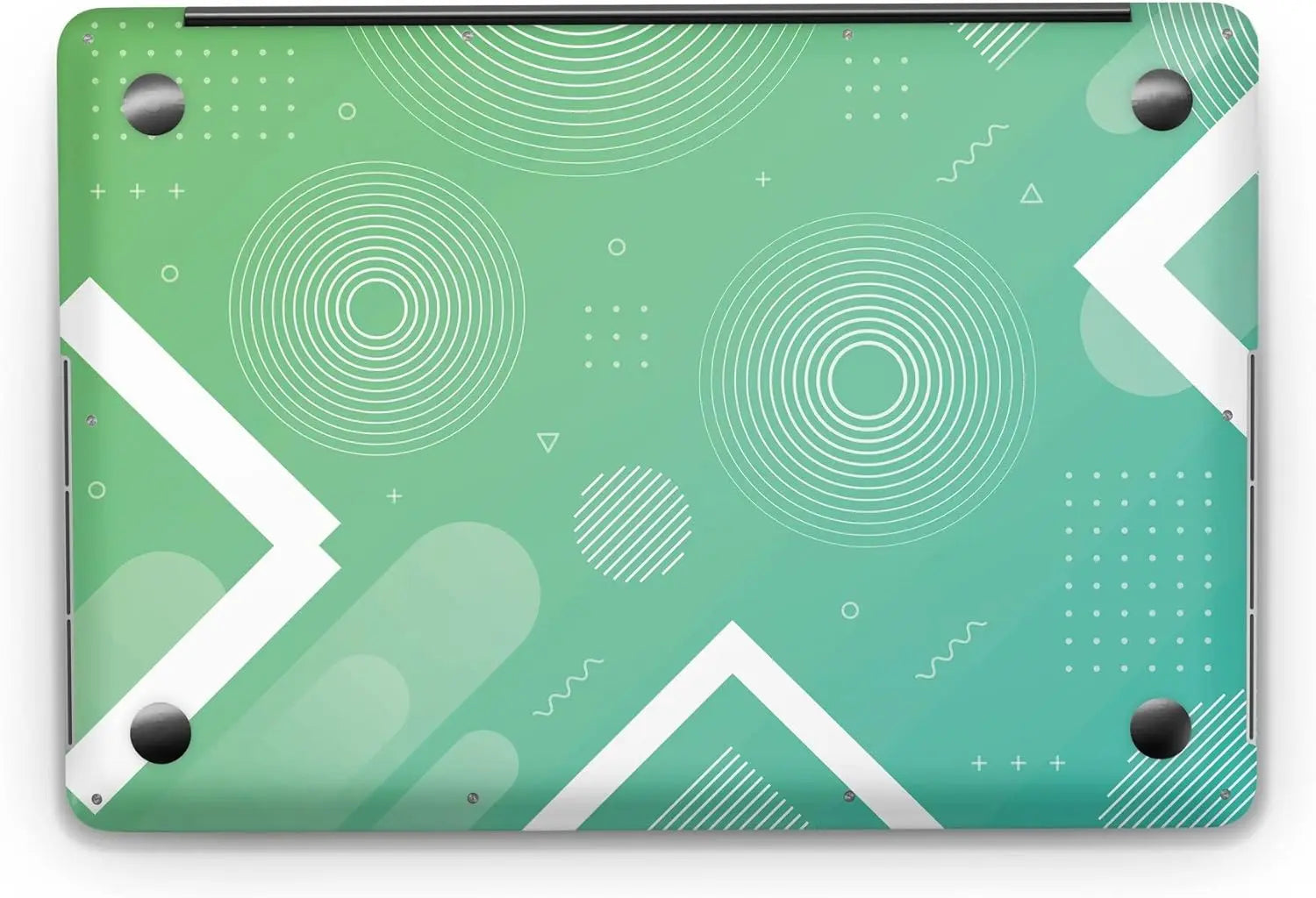 Sticker Master Gradient Green Evrensel Sticker Dizüstü Bilgisayar Vinil Sticker Decal 12" 13" 13.3" 14" 15" 15.4" 15.6 inç Dizüstü Bilgisayar Çıkartma Koruyucu Macbook Asus Acer Hp Lenovo Huawei Dell İçin Sticker Master