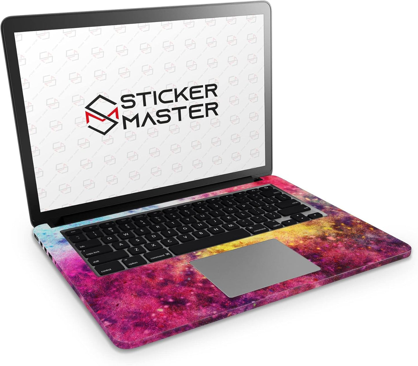 Sticker Master Colorful Dust 7 Evrensel Sticker Dizüstü Bilgisayar Vinil Sticker Decal 12" 13" 13.3" 14" 15" 15.4" 15.6 inç Dizüstü Bilgisayar Çıkartma Koruyucu Macbook Asus Acer Hp Lenovo Huawei Dell İçin