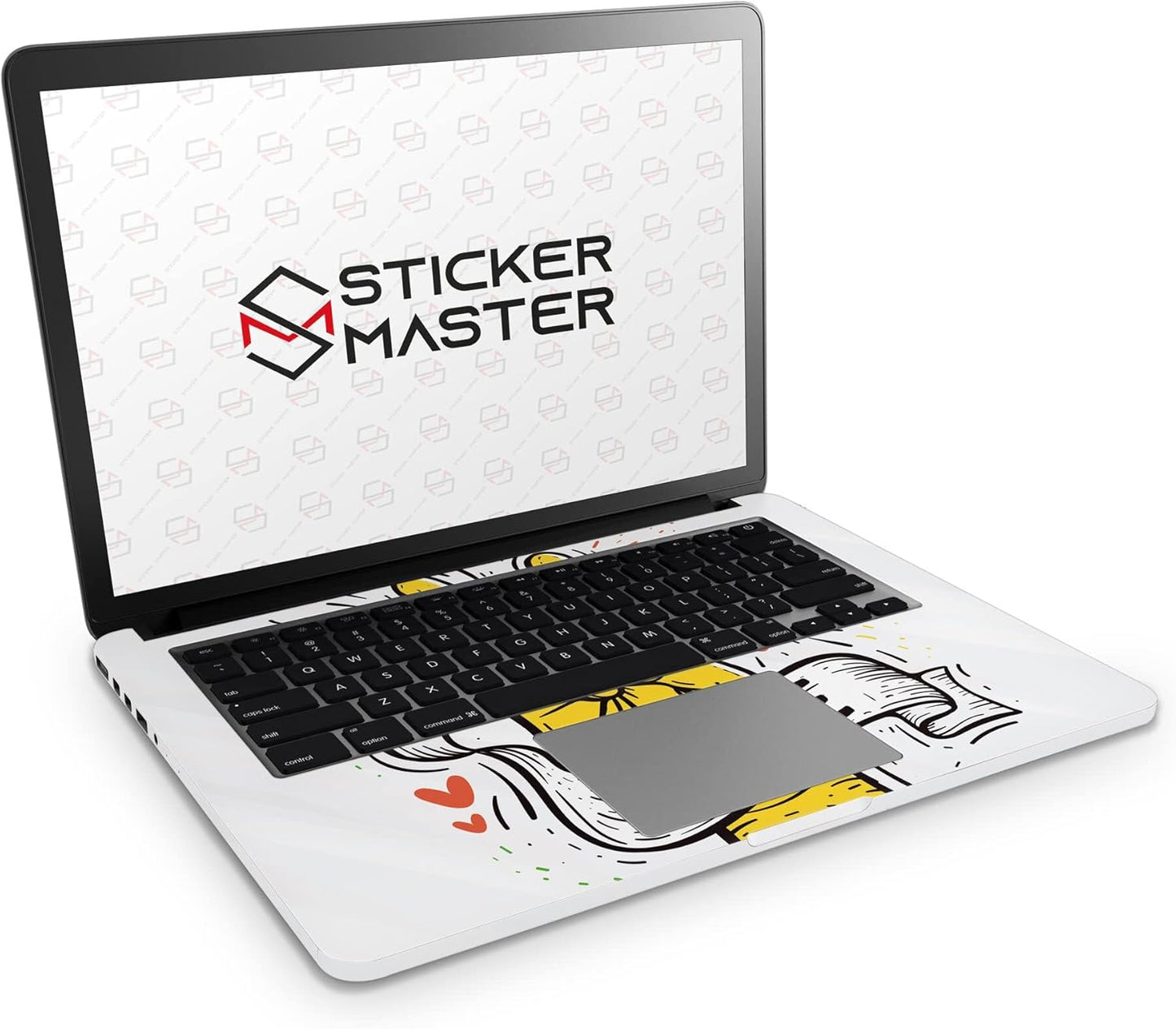 Sticker Master Love Peace Evrensel Sticker Dizüstü Bilgisayar Vinil Sticker Decal 12" 13" 13.3" 14" 15" 15.4" 15.6 inç Dizüstü Bilgisayar Çıkartma Koruyucu Macbook Asus Acer Hp Lenovo Huawei Dell İçin
