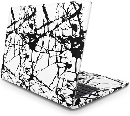 Sticker Master White Rock Pattern Evrensel Sticker Dizüstü Bilgisayar Vinil Sticker Decal 12" 13" 13.3" 14" 15" 15.4" 15.6 inç Dizüstü Bilgisayar Çıkartma Koruyucu Macbook Asus Acer Hp Lenovo Huawei Dell İçin Sticker Master