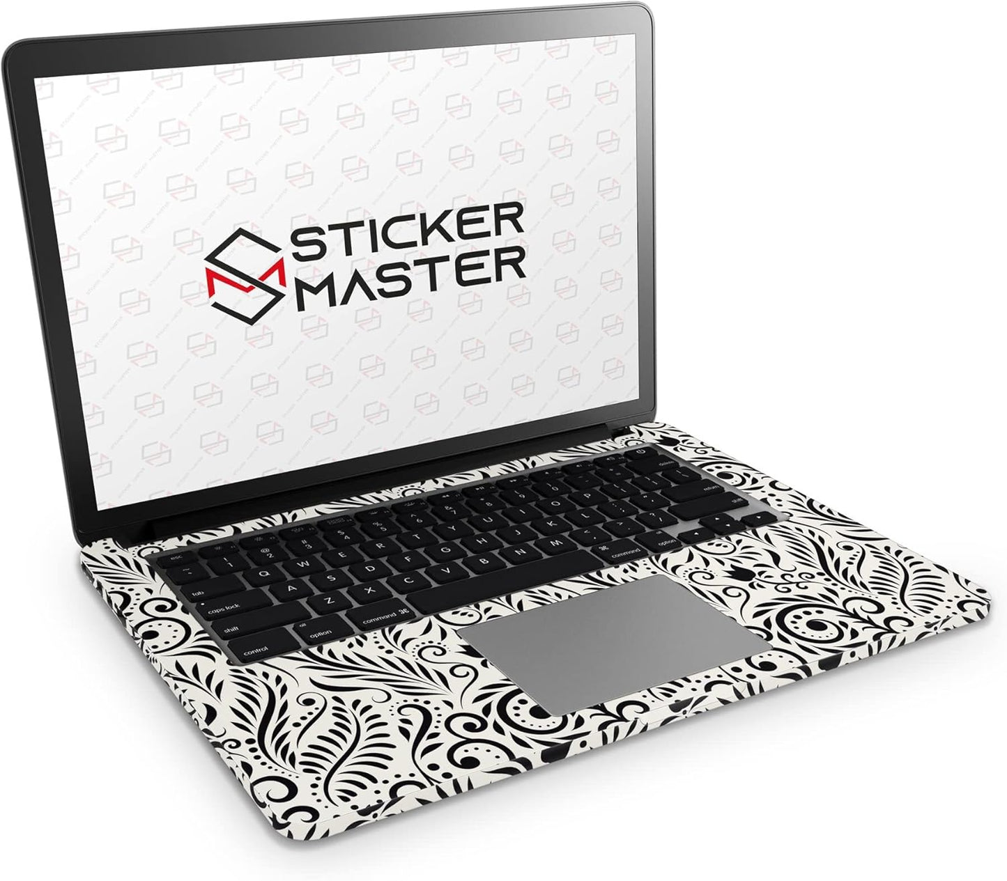 Sticker Master Vintage Ornamental Evrensel Sticker Dizüstü Bilgisayar Vinil Sticker Decal 12" 13" 13.3" 14" 15" 15.4" 15.6 inç Dizüstü Bilgisayar Çıkartma Koruyucu Macbook Asus Acer Hp Lenovo Huawei Dell İçin