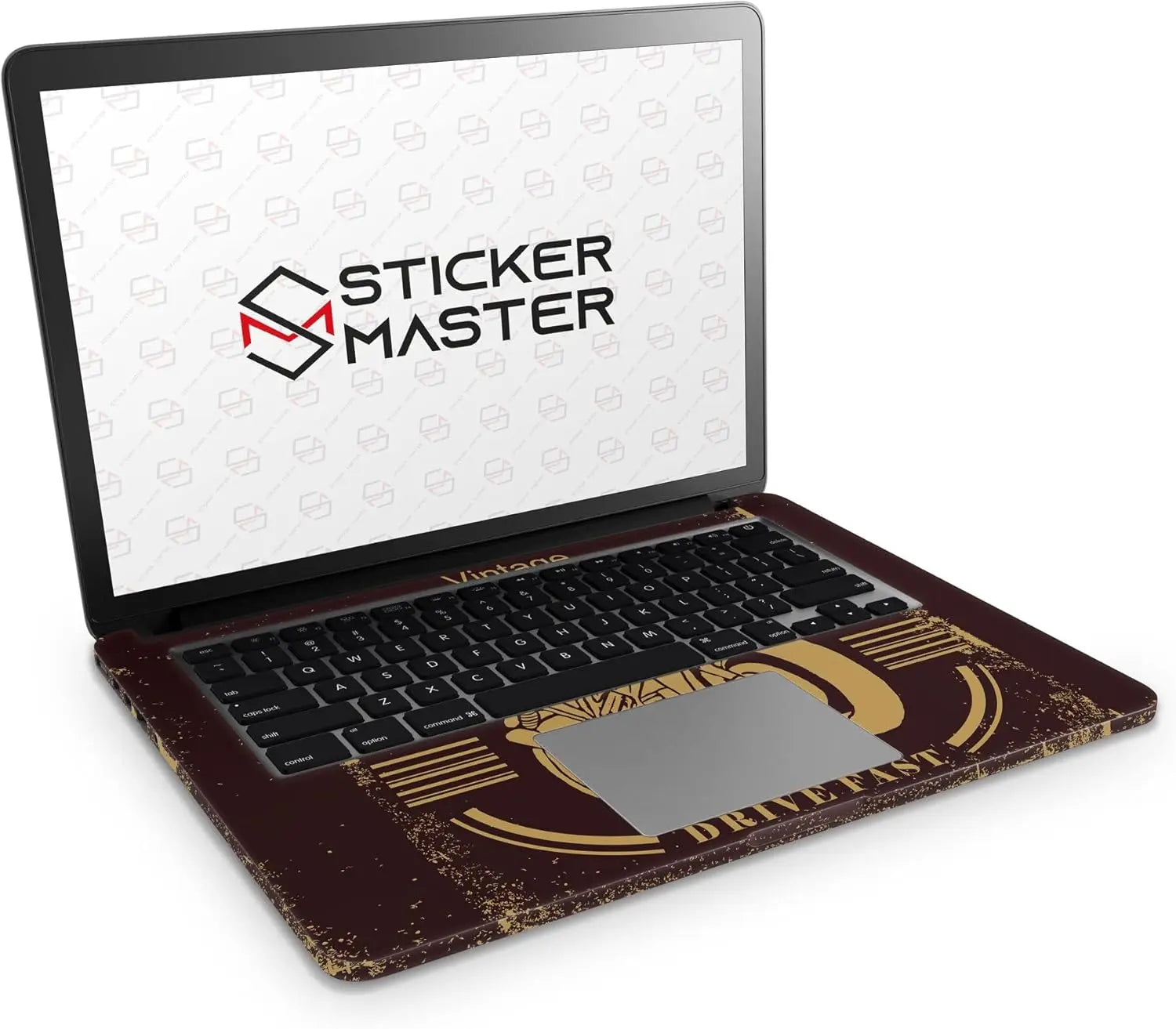 Sticker Master Vintage Motor Evrensel Sticker Dizüstü Bilgisayar Vinil Sticker Decal 12" 13" 13.3" 14" 15" 15.4" 15.6 inç Dizüstü Bilgisayar Çıkartma Koruyucu Macbook Asus Acer Hp Lenovo Huawei Dell İçin - Sticker Master