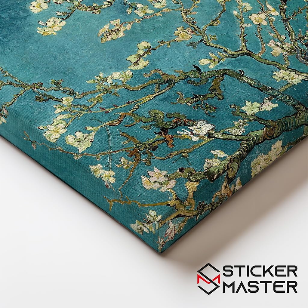 Sticker Master Almond Blossom Çiçek Açan Badem Ağacı Kanvas Tablo | 40x60 Cm,50x70 Cm,100x70 Cm | Sanatın Büyüsünü Mekânınıza Taşıyın