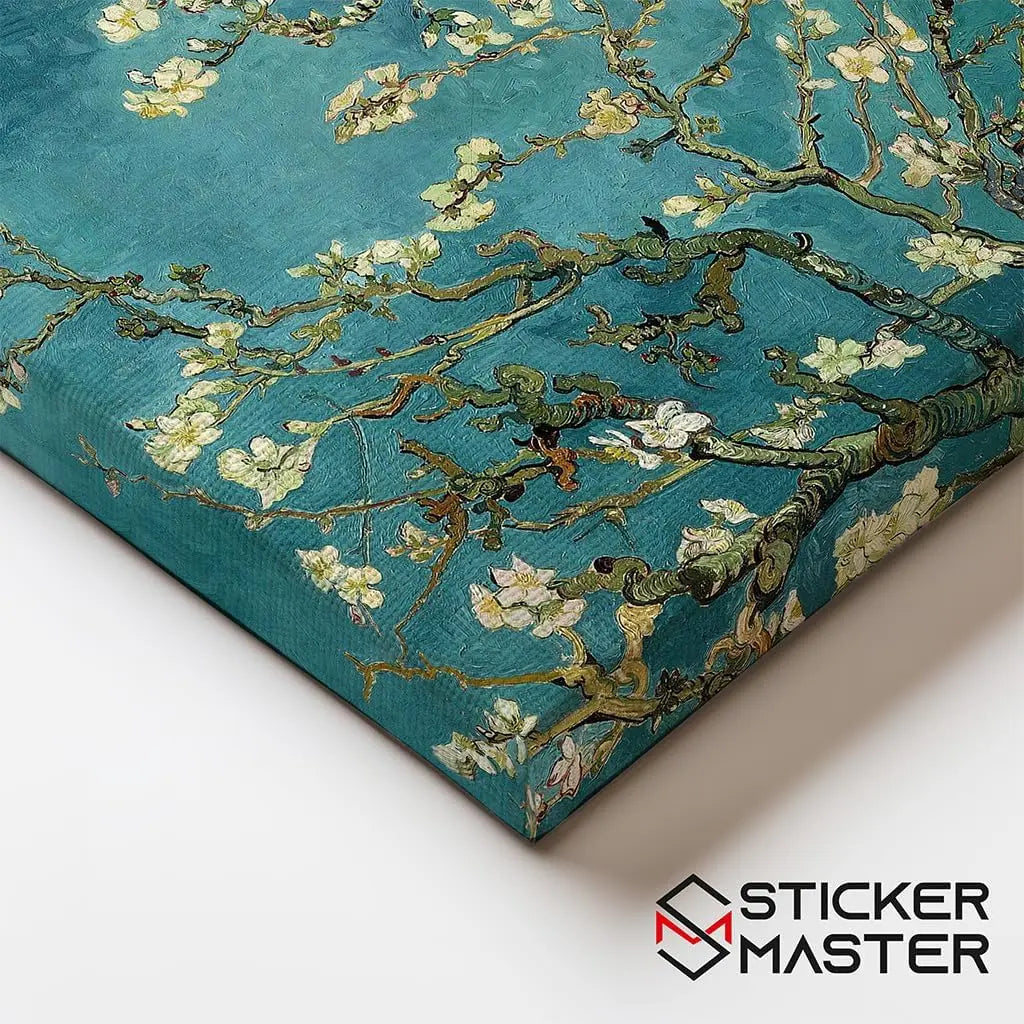 Almond Blossom Çiçek Açan Badem Ağacı Kanvas Tablo Sticker Master