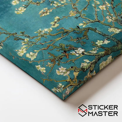 Almond Blossom Çiçek Açan Badem Ağacı Kanvas Tablo Sticker Master