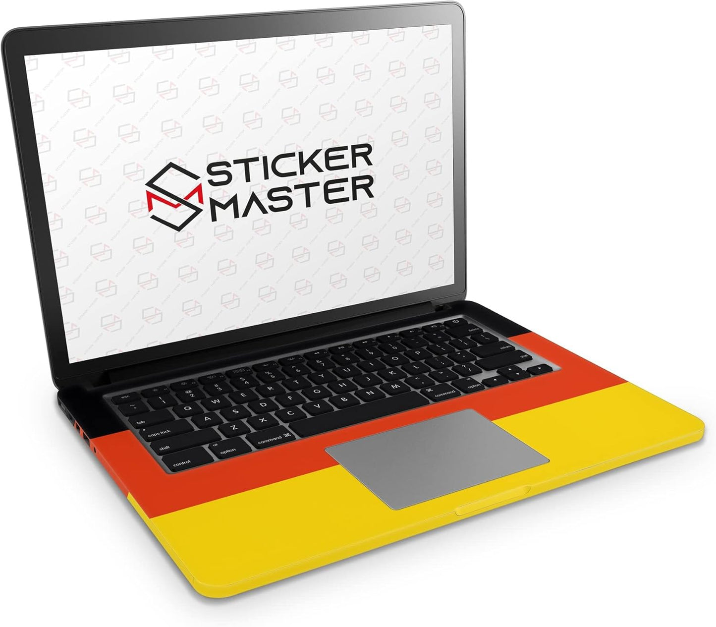 Sticker Master German Flag Evrensel Sticker Dizüstü Bilgisayar Vinil Sticker Decal 12" 13" 13.3" 14" 15" 15.4" 15.6 inç Dizüstü Bilgisayar Çıkartma Koruyucu Macbook Asus Acer Hp Lenovo Huawei Dell İçin
