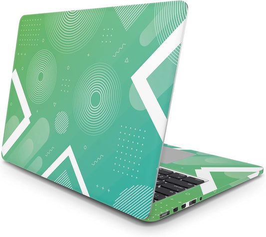 Sticker Master Gradient Green Universal Laptop Vinyl Sticker Decal 12" 13" 13.3" 14" 15" 15.4" 15.6 inch Laptop Sticker Protector for Macbook Asus Acer Hp Lenovo Huawei Dell
