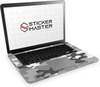 Sticker Master Camouflage Military Evrensel Sticker Dizüstü Bilgisayar Vinil Sticker Decal 12" 13" 13.3" 14" 15" 15.4" 15.6 inç Dizüstü Bilgisayar Çıkartma Koruyucu Macbook Asus Acer Hp Lenovo Huawei Dell İçin