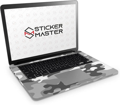 Sticker Master Camouflage Military Evrensel Sticker Dizüstü Bilgisayar Vinil Sticker Decal 12" 13" 13.3" 14" 15" 15.4" 15.6 inç Dizüstü Bilgisayar Çıkartma Koruyucu Macbook Asus Acer Hp Lenovo Huawei Dell İçin Sticker Master