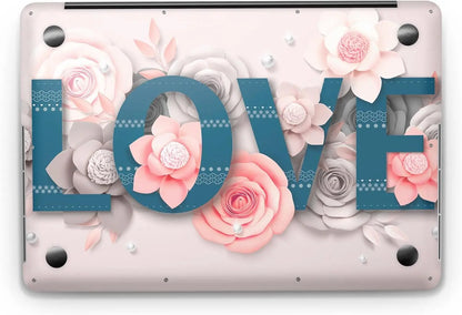 Sticker Master Love 3D Protective Evrensel Sticker Dizüstü Bilgisayar Vinil Sticker Decal 12" 13" 13.3" 14" 15" 15.4" 15.6 inç Dizüstü Bilgisayar Çıkartma Koruyucu Macbook Asus Acer Hp Lenovo Huawei Dell İçin Sticker Master