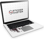 Sticker Master Black Lion With Hat Evrensel Sticker Dizüstü Bilgisayar Vinil Sticker Decal 12" 13" 13.3" 14" 15" 15.4" 15.6 inç Dizüstü Bilgisayar Çıkartma Koruyucu Macbook Asus Acer Hp Lenovo Huawei Dell İçin