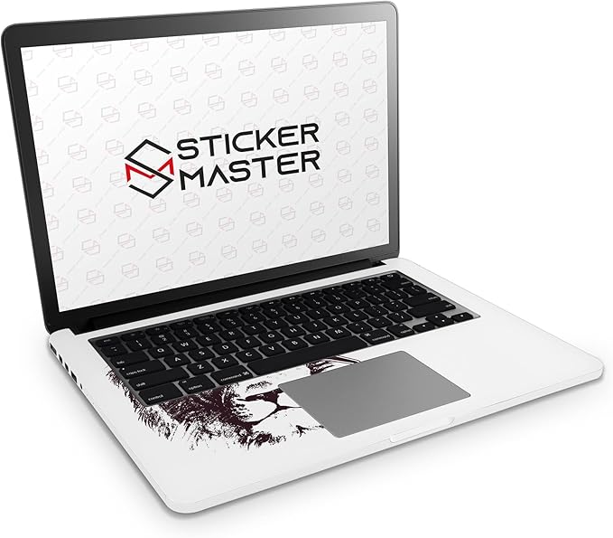Sticker Master Black Lion With Hat Evrensel Sticker Dizüstü Bilgisayar Vinil Sticker Decal 12" 13" 13.3" 14" 15" 15.4" 15.6 inç Dizüstü Bilgisayar Çıkartma Koruyucu Macbook Asus Acer Hp Lenovo Huawei Dell İçin