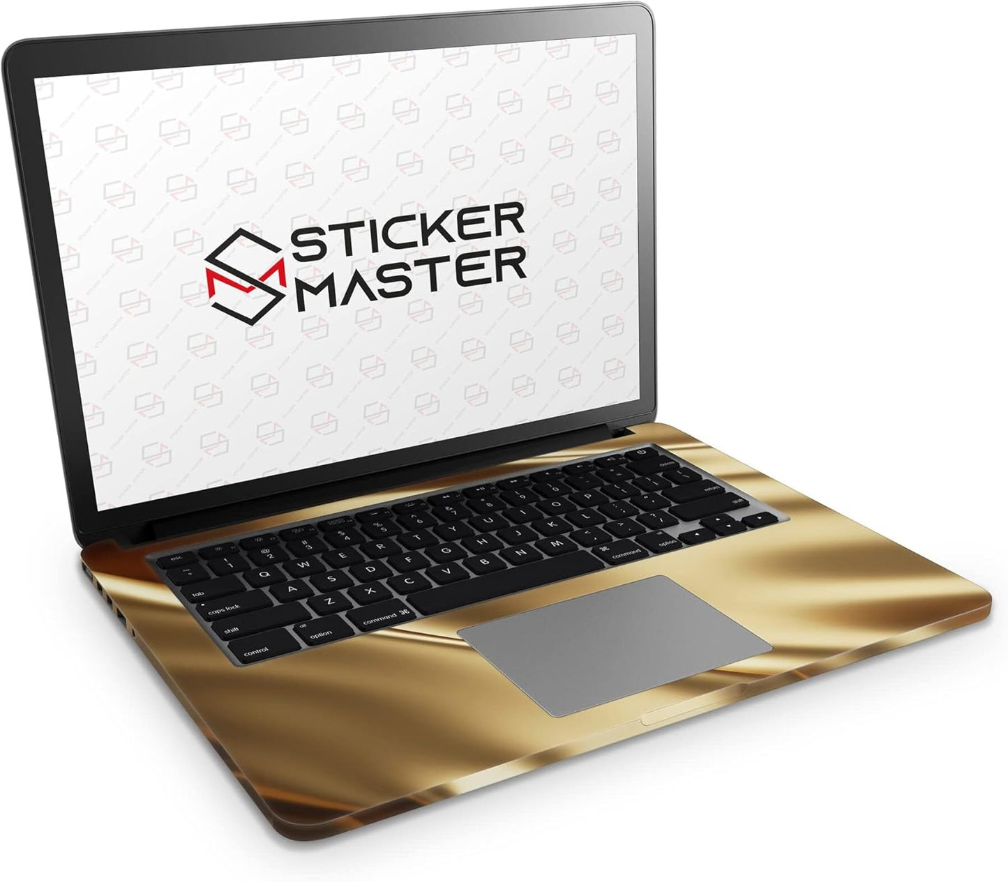 Sticker Master Luxury Golden Evrensel Sticker Dizüstü Bilgisayar Vinil Sticker Decal 12" 13" 13.3" 14" 15" 15.4" 15.6 inç Dizüstü Bilgisayar Çıkartma Koruyucu Macbook Asus Acer Hp Lenovo Huawei Dell İçin - Sticker Master