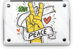 Sticker Master Love Peace Evrensel Sticker Dizüstü Bilgisayar Vinil Sticker Decal 12" 13" 13.3" 14" 15" 15.4" 15.6 inç Dizüstü Bilgisayar Çıkartma Koruyucu Macbook Asus Acer Hp Lenovo Huawei Dell İçin - Sticker Master