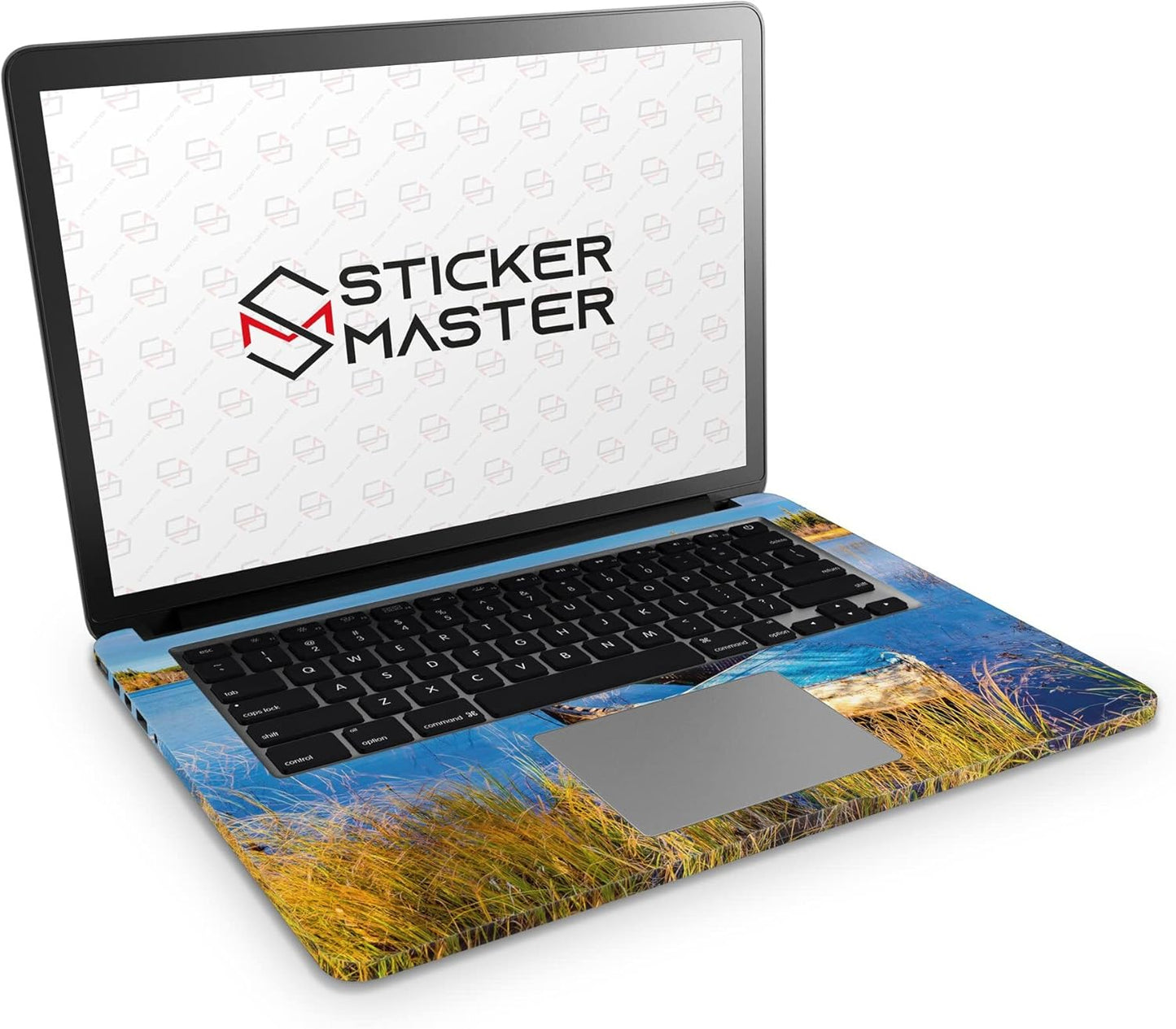Sticker Master Blue Sky and Lake Evrensel Sticker Dizüstü Bilgisayar Vinil Sticker Decal 12" 13" 13.3" 14" 15" 15.4" 15.6 inç Dizüstü Bilgisayar Çıkartma Koruyucu Macbook Asus Acer Hp Lenovo Huawei Dell İçin