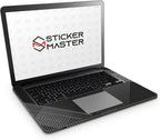 Sticker Master Black Shape Protective Evrensel Sticker Dizüstü Bilgisayar Vinil Sticker Decal 12" 13" 13.3" 14" 15" 15.4" 15.6 inç Dizüstü Bilgisayar Çıkartma Koruyucu Macbook Asus Acer Hp Lenovo Huawei Dell İçin
