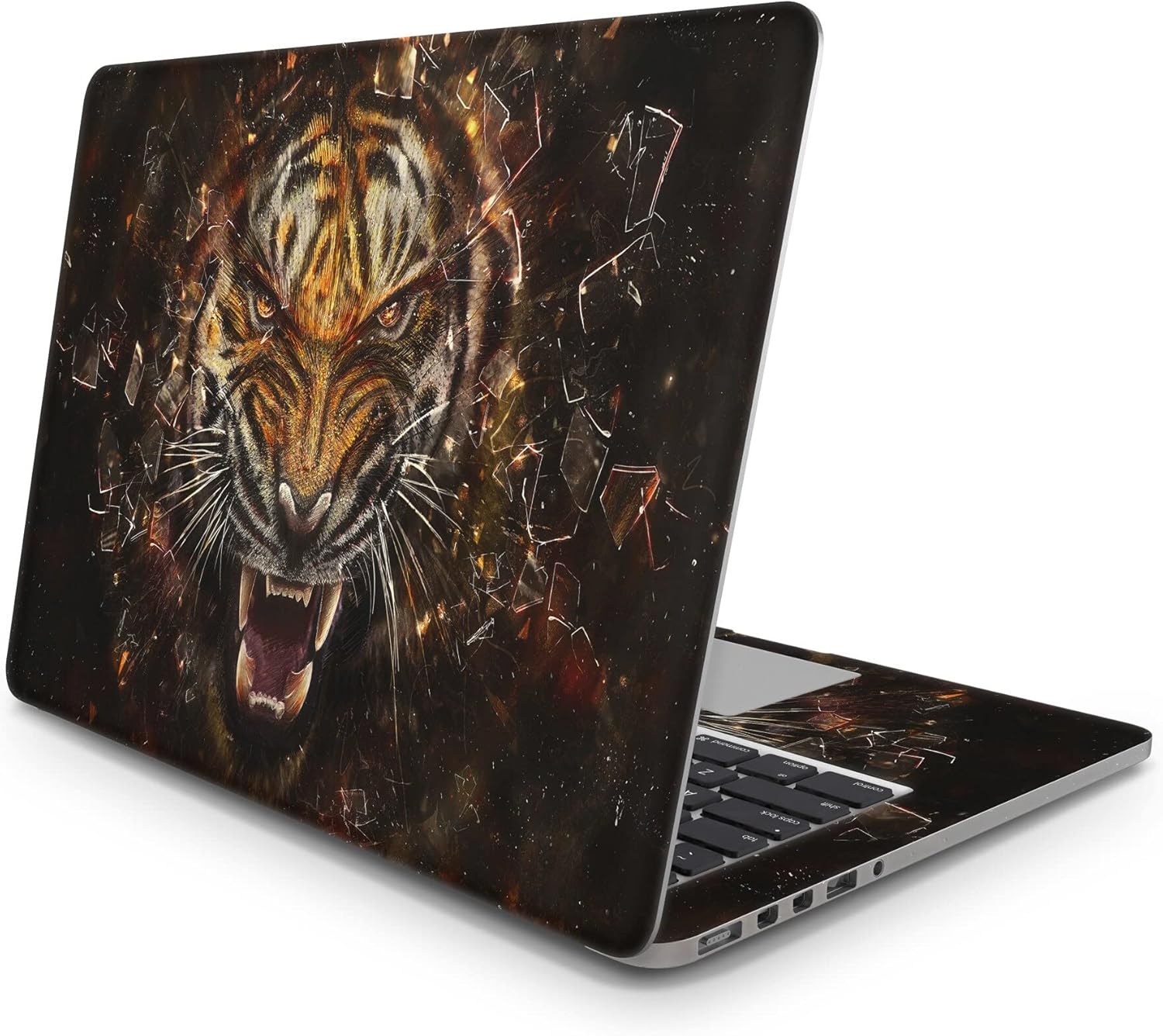 Sticker Master Angry Lion Style Evrensel Sticker Dizüstü Bilgisayar Vinil Sticker Decal 12" 13" 13.3" 14" 15" 15.4" 15.6 inç Dizüstü Bilgisayar Çıkartma Koruyucu Macbook Asus Acer Hp Lenovo Huawei Dell İçin