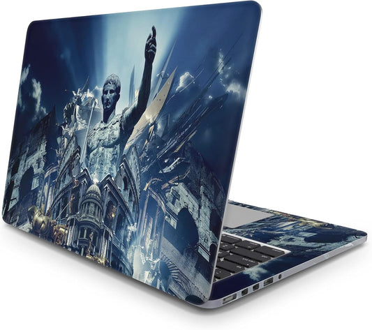 Sticker Master Lost City Evrensel Sticker Dizüstü Bilgisayar Vinil Sticker Decal 12" 13" 13.3" 14" 15" 15.4" 15.6 inç Dizüstü Bilgisayar Çıkartma Koruyucu Macbook Asus Acer Hp Lenovo Huawei Dell İçin