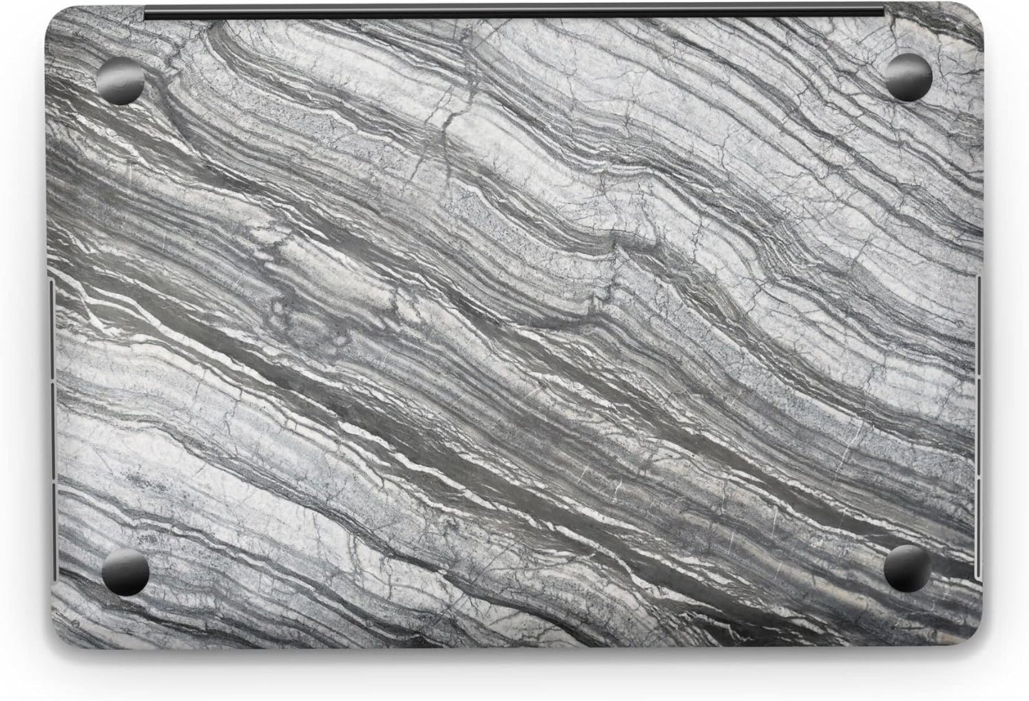 Sticker Master Black Marble Texture Background Evrensel Sticker Dizüstü Bilgisayar Vinil Sticker Decal 12" 13" 13.3" 14" 15" 15.4" 15.6 inç Dizüstü Bilgisayar Çıkartma Koruyucu Macbook Asus Acer Hp Lenovo Huawei Dell İçin