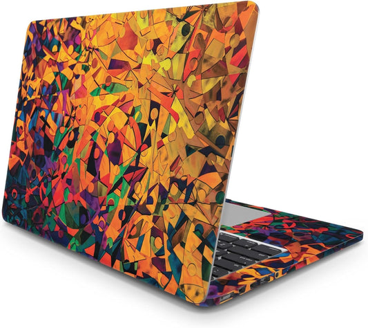 Sticker Master Abstract Artistic Evrensel Sticker Dizüstü Bilgisayar Vinil Sticker Decal 12" 13" 13.3" 14" 15" 15.4" 15.6 inç Dizüstü Bilgisayar Çıkartma Koruyucu Macbook Asus Acer Hp Lenovo Huawei Dell İçin