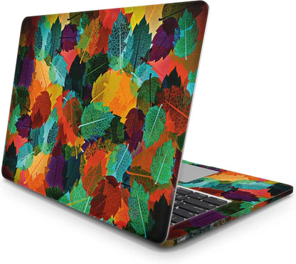 Sticker Master Autumn Leaves Evrensel Sticker Dizüstü Bilgisayar Vinil Sticker Decal 12" 13" 13.3" 14" 15" 15.4" 15.6 inç Dizüstü Bilgisayar Çıkartma Koruyucu Macbook Asus Acer Hp Lenovo Huawei Dell İçin Sticker Master