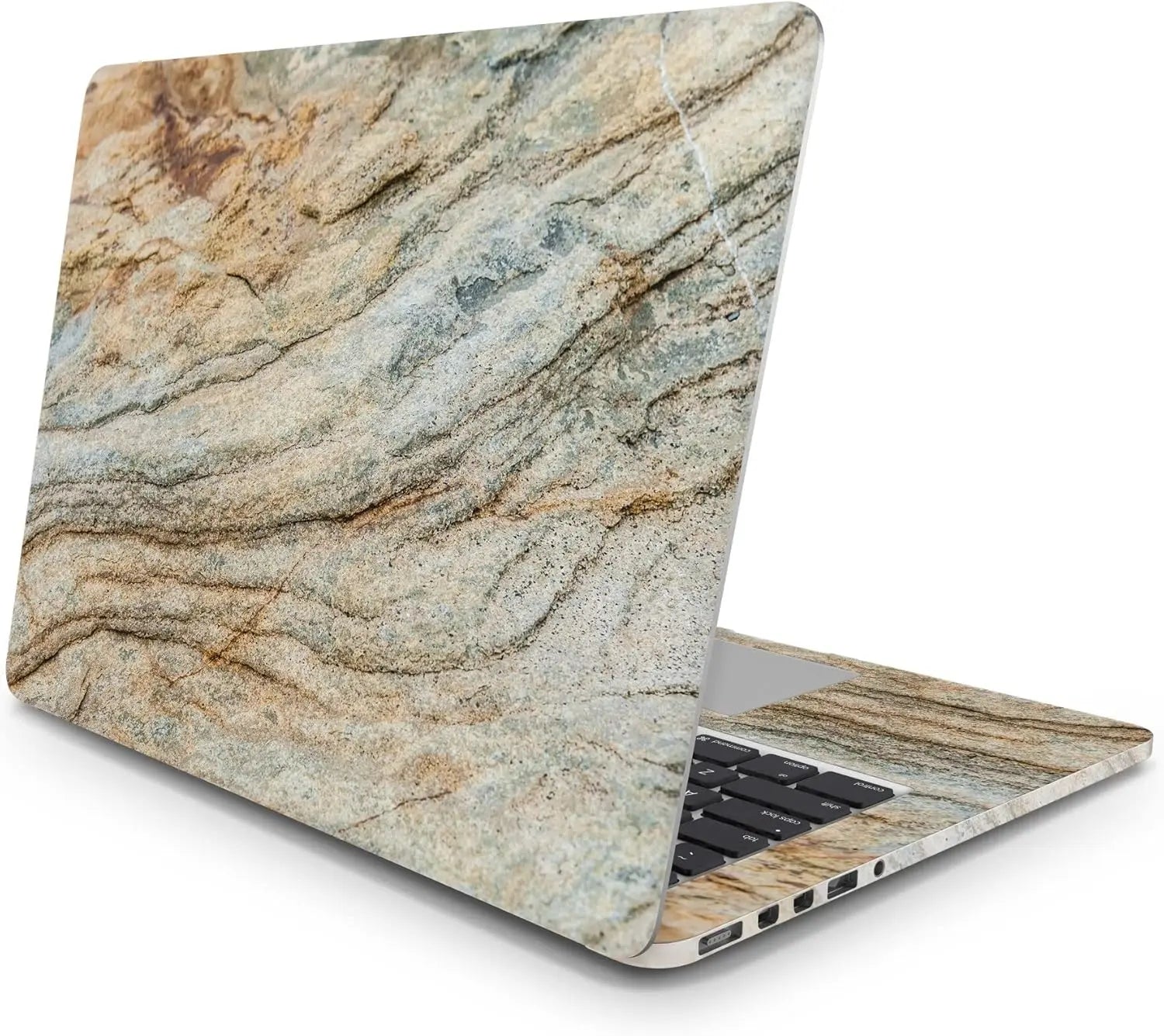 Sticker Master Texture Natural Stone Evrensel Sticker Dizüstü Bilgisayar Vinil Sticker Decal 12" 13" 13.3" 14" 15" 15.4" 15.6 inç Dizüstü Bilgisayar Çıkartma Koruyucu Macbook Asus Acer Hp Lenovo Huawei Dell İçin Sticker Master