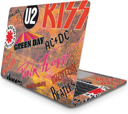 Sticker Master Rock Evrensel Sticker Dizüstü Bilgisayar Vinil Sticker Decal 12" 13" 13.3" 14" 15" 15.4" 15.6 inç Dizüstü Bilgisayar Çıkartma Koruyucu Macbook Asus Acer Hp Lenovo Huawei Dell İçin Sticker Master