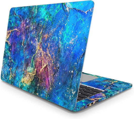 Sticker Master DIY Colorful Marble Evrensel Sticker Dizüstü Bilgisayar Vinil Sticker Decal 12" 13" 13.3" 14" 15" 15.4" 15.6 inç Dizüstü Bilgisayar Çıkartma Koruyucu Macbook Asus Acer Hp Lenovo Huawei Dell İçin